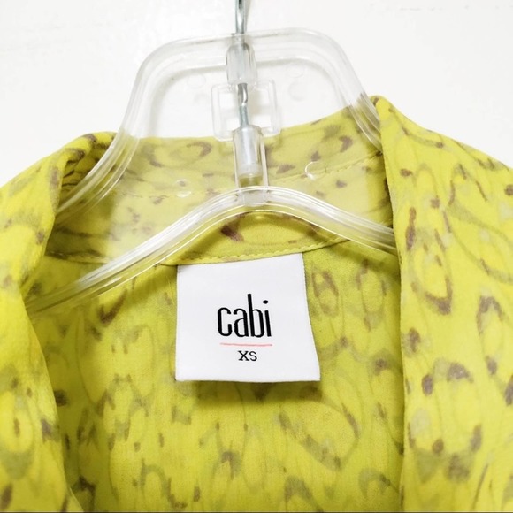 CAbi Reign Ruffle Front Button-Up Blouse XS - Picture 5 of 5